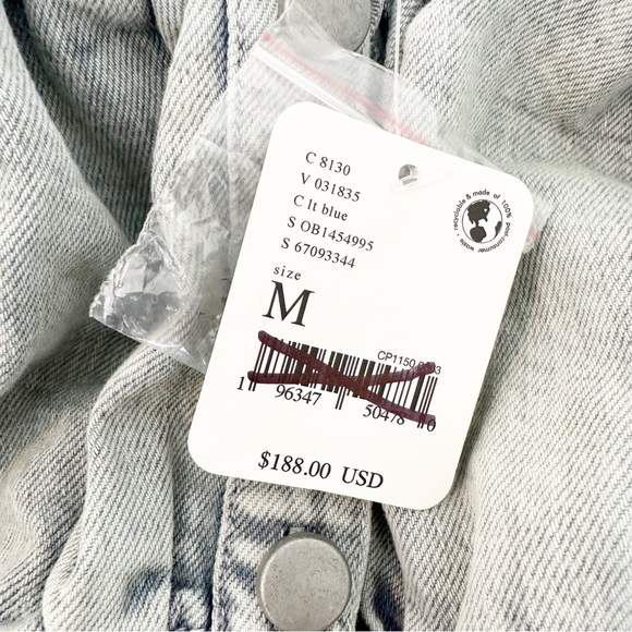 Free People Strapless Denim Midi Dress - Picture 6 of 7